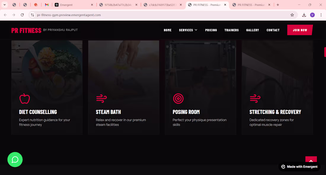 Cover image for “Built a premium fitness landing