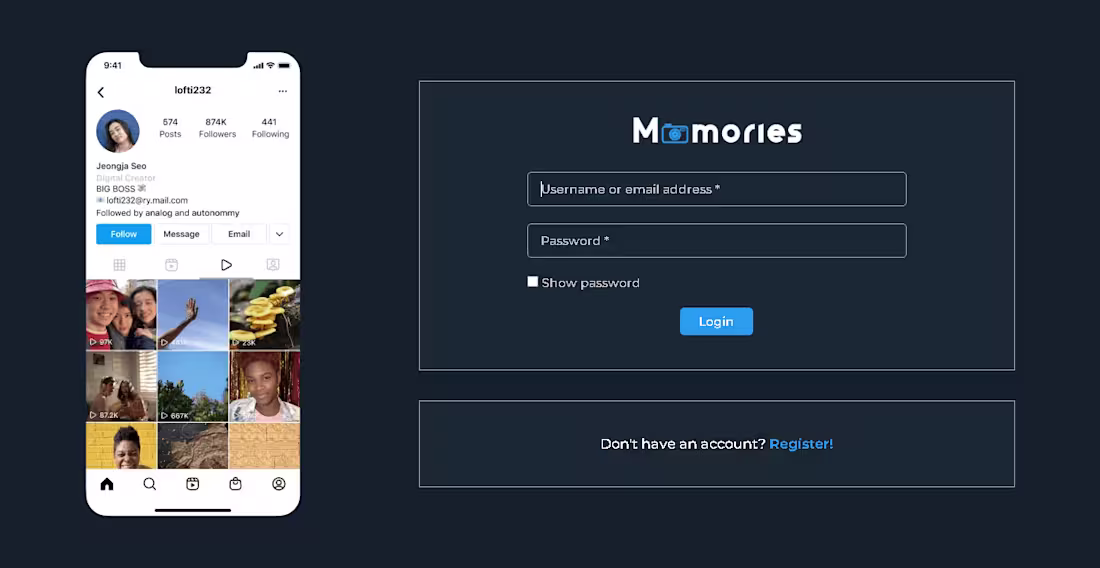 Cover image for Memories - Social Media Platform