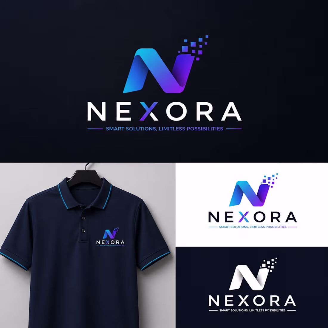 Cover image for Futuristic Branding: NEXORA — Smart