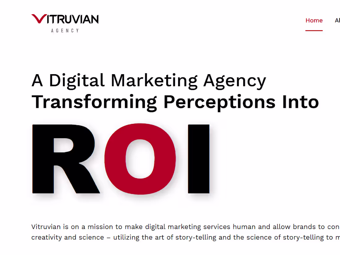Cover image for Digital Marketing Agency: Vitruvian Internet marketing Company