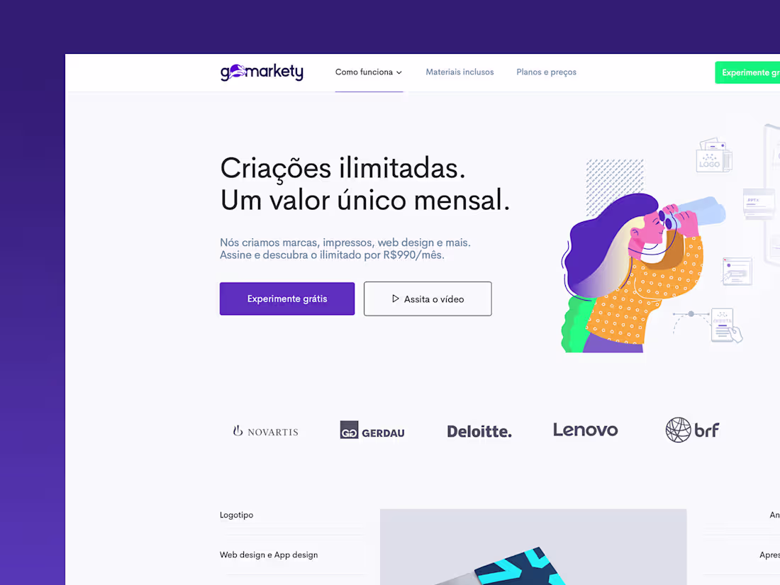 Cover image for GoMarkety - Startup Website Design