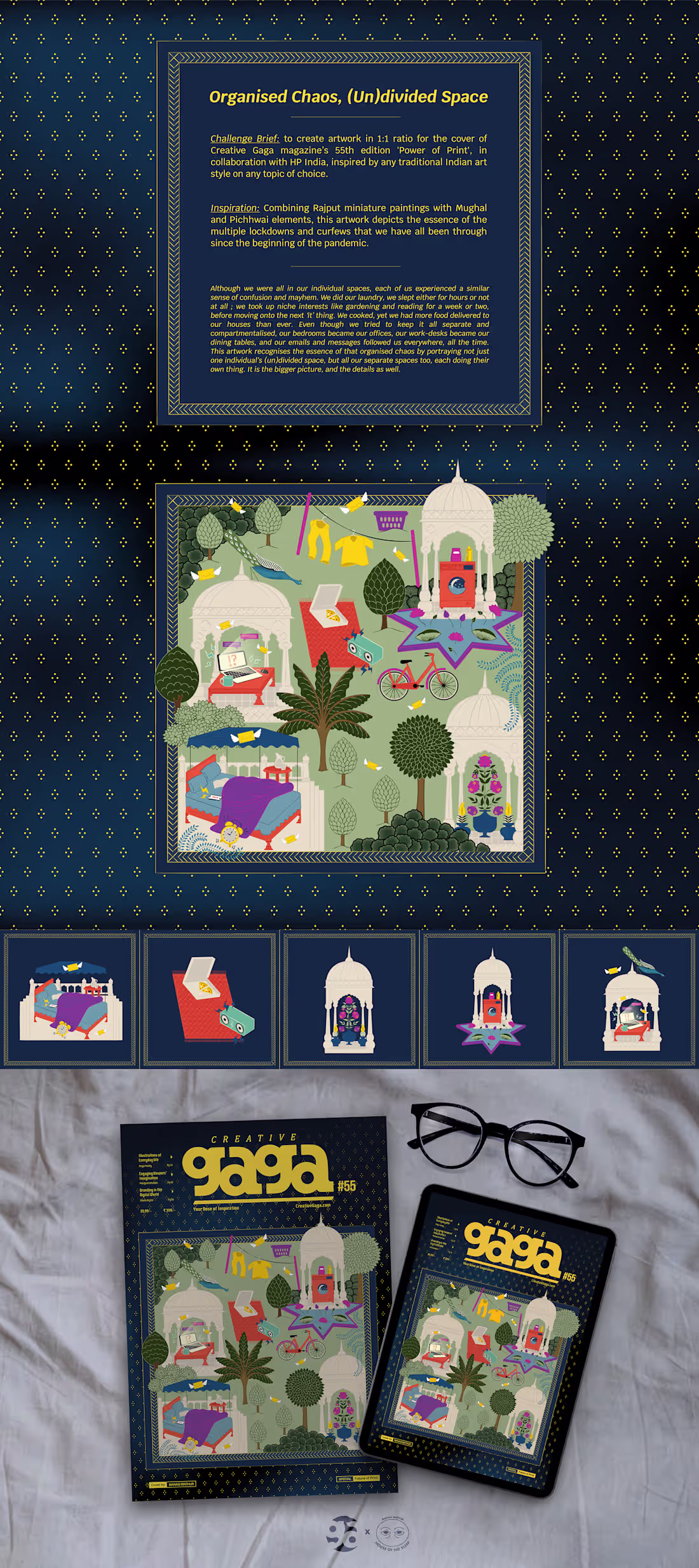 Cover image for Creative Gaga x HP India