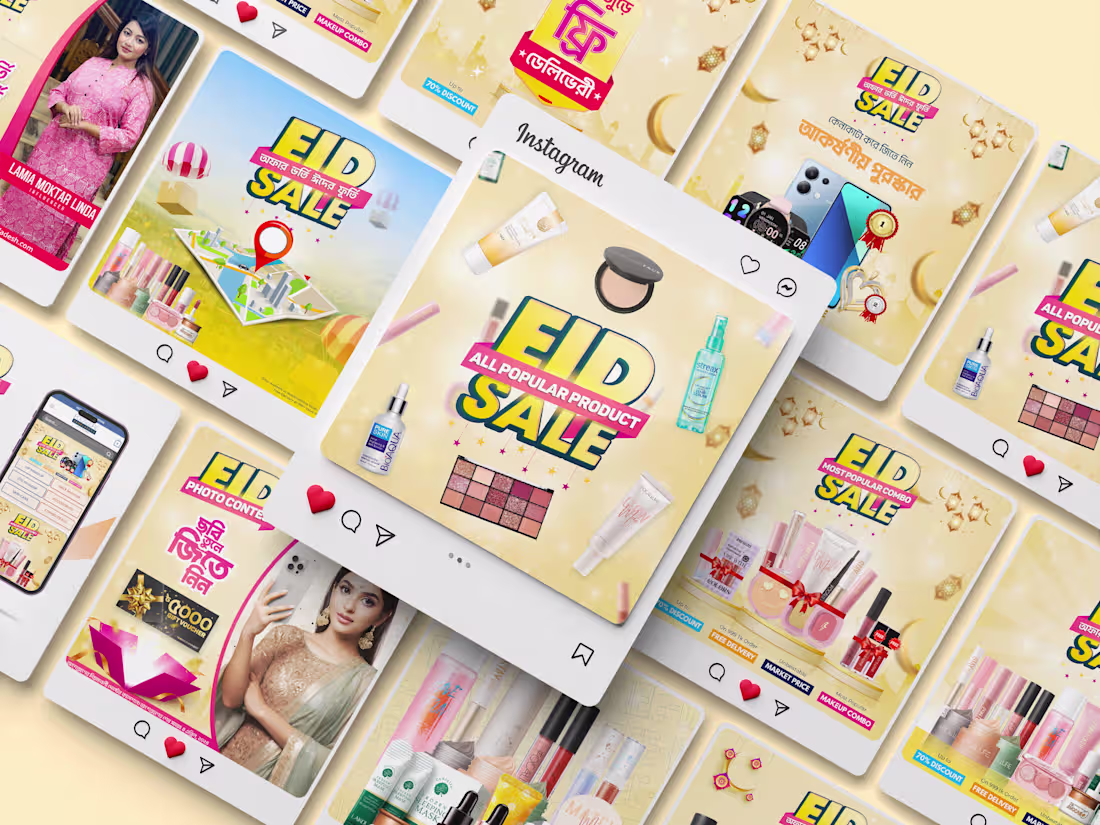 Cover image for Cosmetics Social Media Design