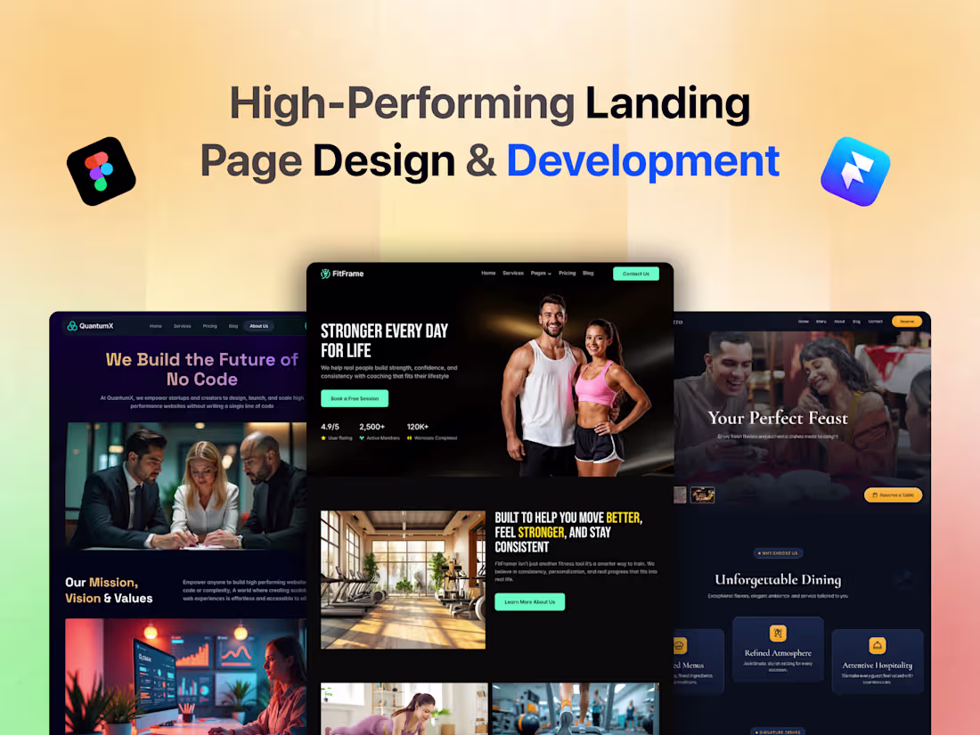 Cover image for High-Performing Landing Page Design & Development