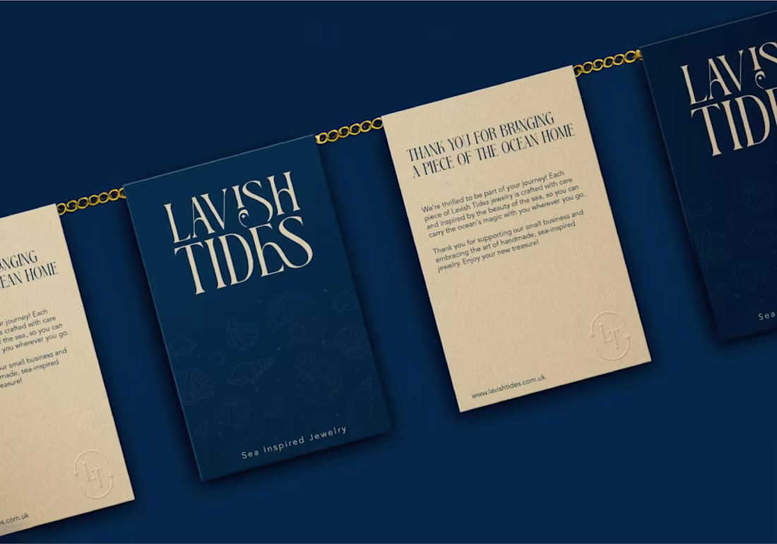 Cover image for Lavish Tides | Sea-Inspired Jewelry Brand 🌊✨