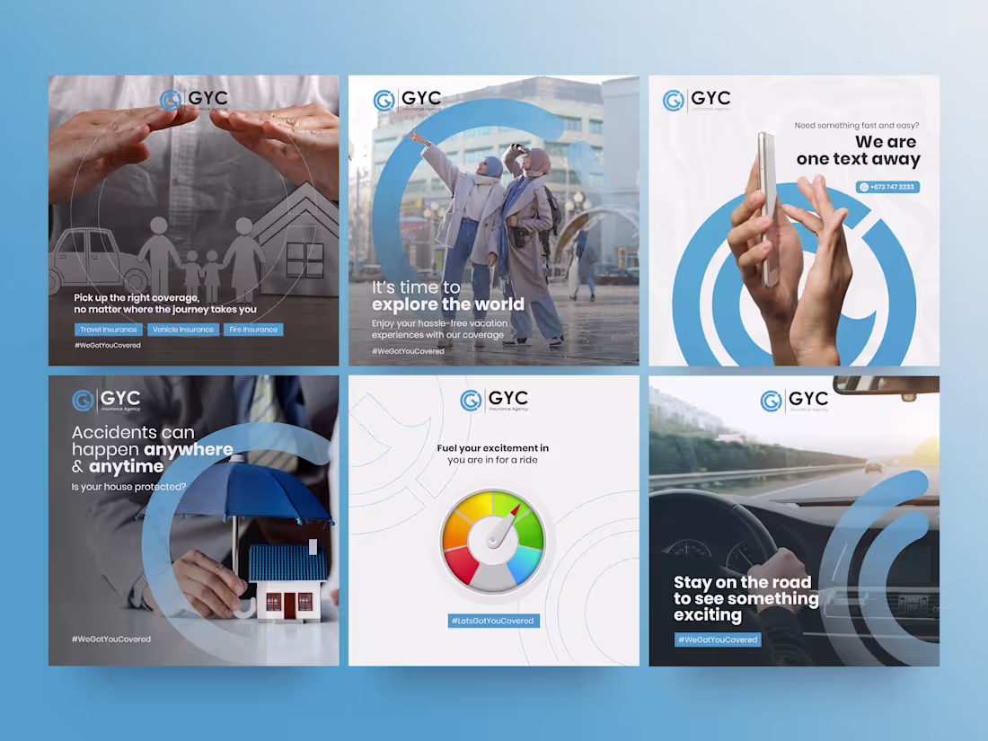 Cover image for Insurance Agency Social Media Branding Design