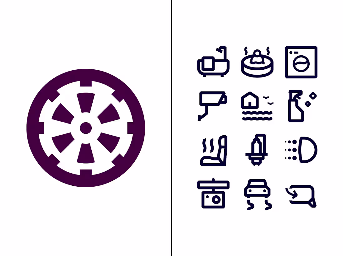 Cover image for Car features and property amenities icons