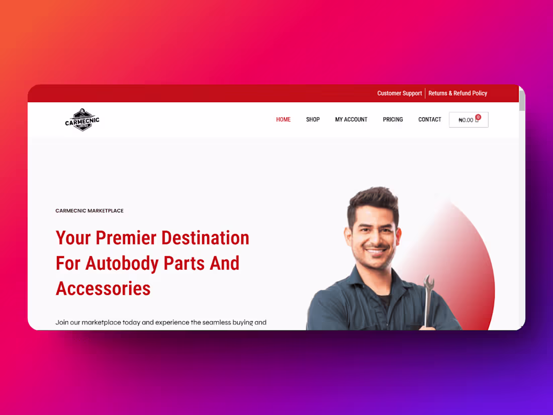 Cover image for Your Premier Marketplace for Autobody Parts and Accessories