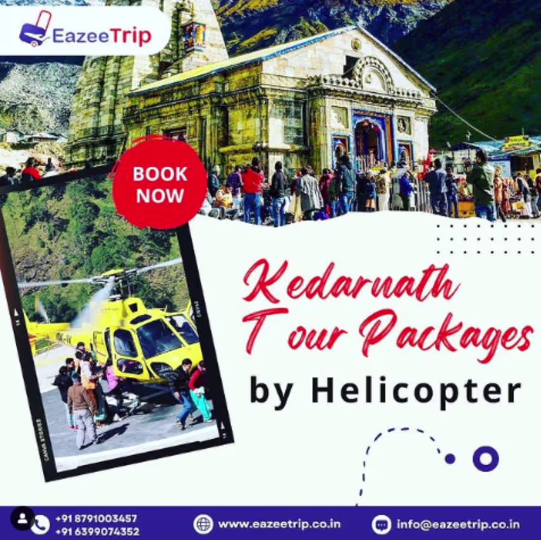 Cover image for Kedarnath Helicopter Service: Connecting You to the Divine