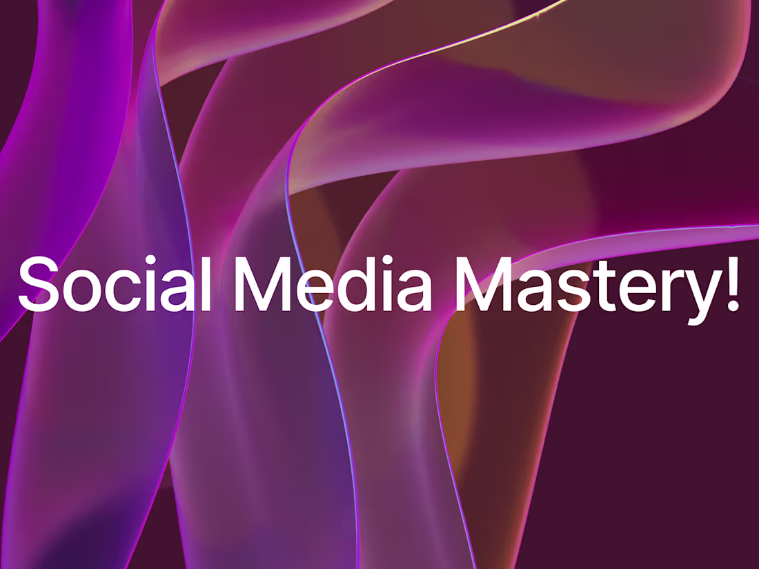 Cover image for Maximize Brand Presence: Social Media Mastery!