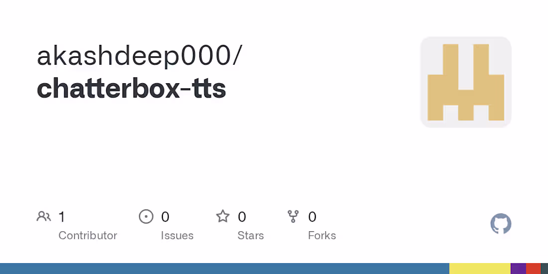 Cover image for Chatterbox TTS: Real-Time Text-to-Speech Service
