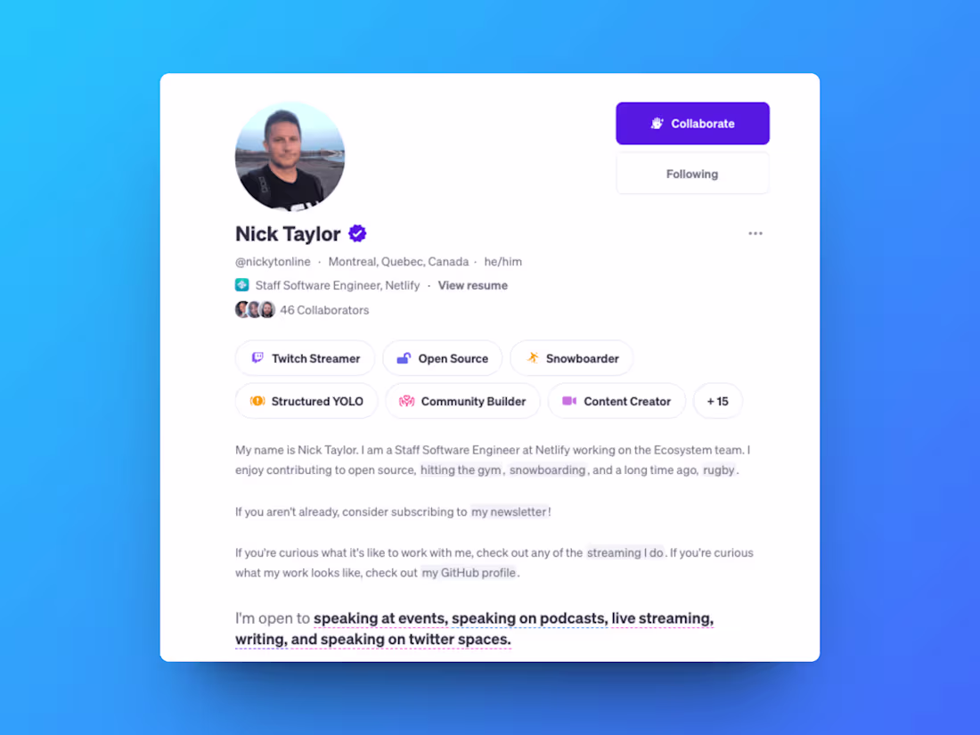 Cover image for Contributed to Polywork Launch