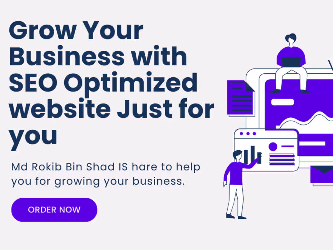 Cover image for Grow your business more with the SEO optimized Ecommerce website