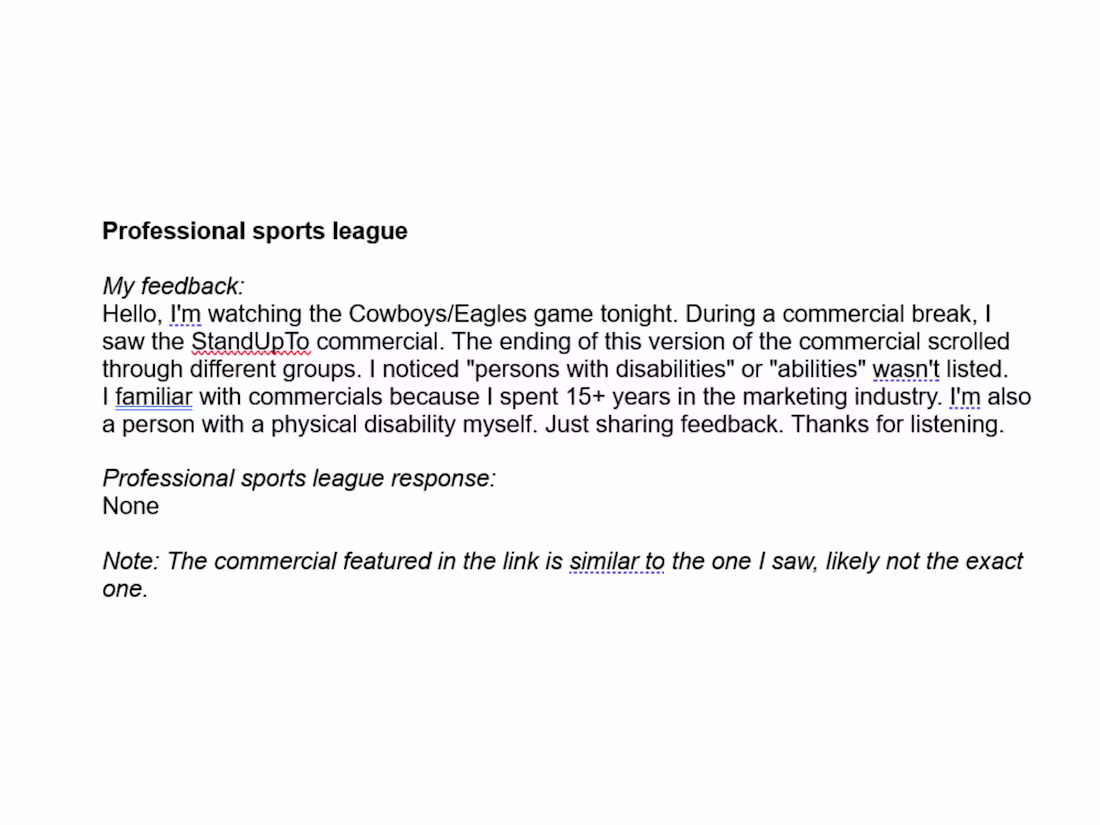 Cover image for Ability Advocacy: Commercial