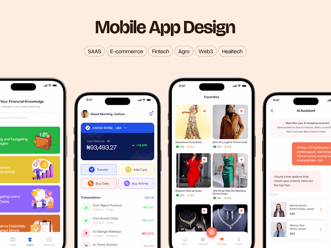 Cover image for Mobile App Design