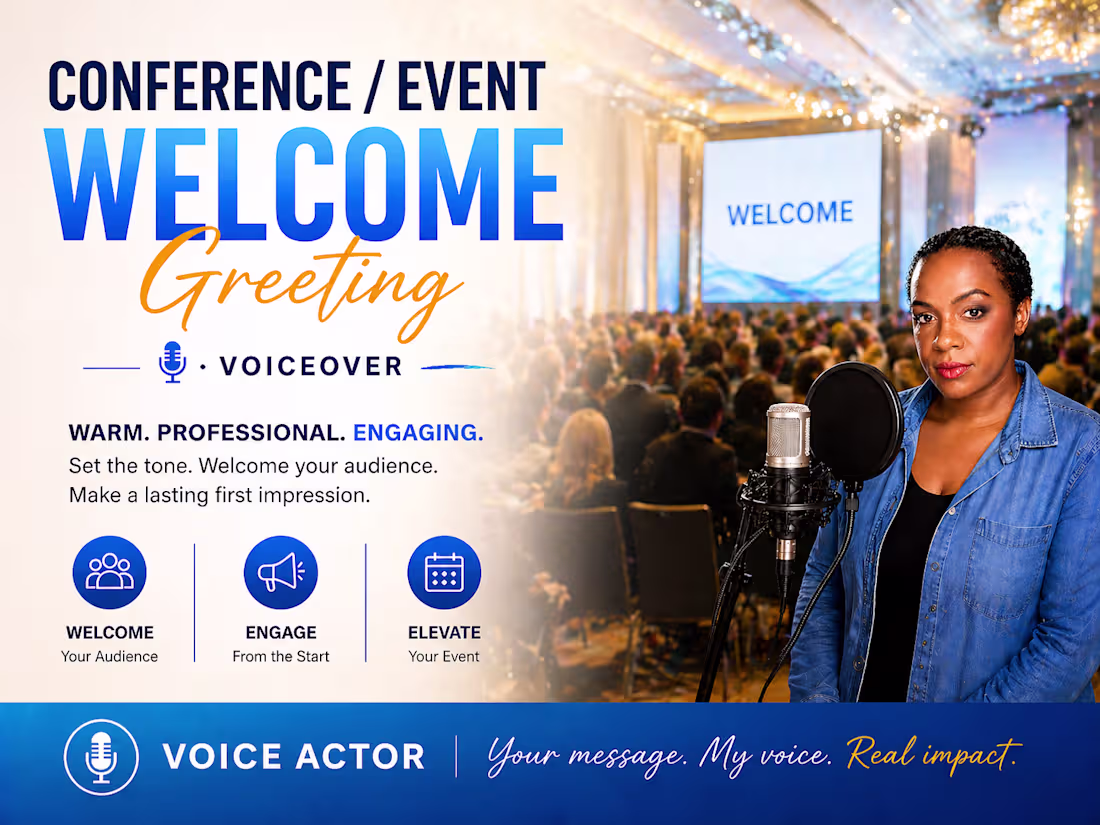 Cover image for Conference/Event Welcome Greeting – Polished
