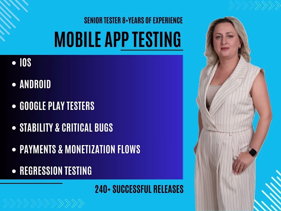 Cover image for I will do testing of mobile app before release