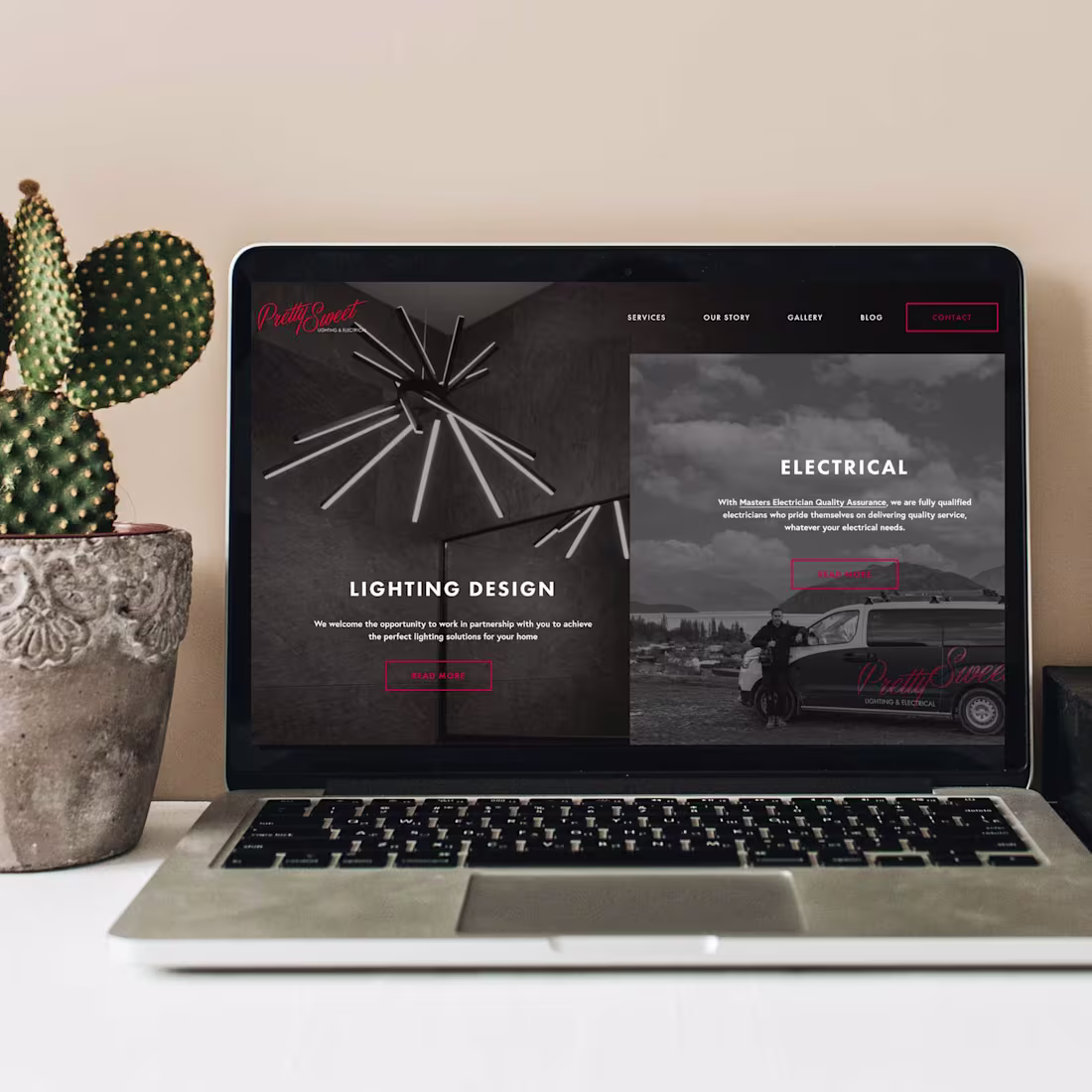 Cover image for Pretty Sweet Lighting | Website