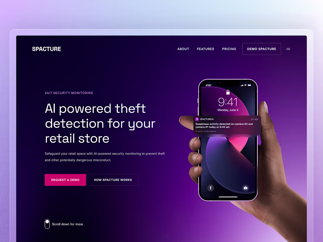 Cover image for Spacture Rebrand & Landing Page Design
