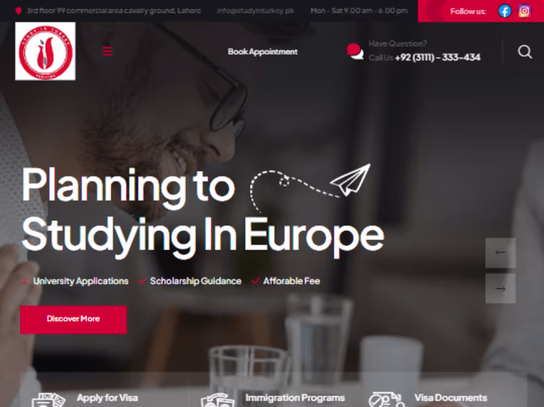 Cover image for Global Education Hub - Study Abroad Consultancy Platform