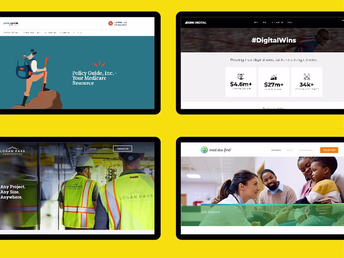 Cover image for Website design & development 