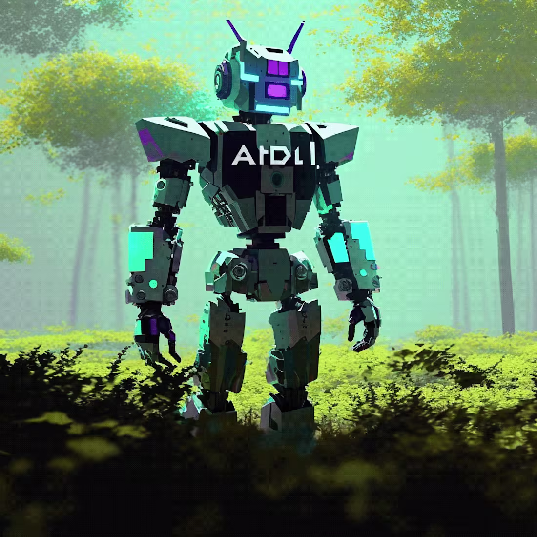 Cover image for Ai x Robot - Midjourney on Behance