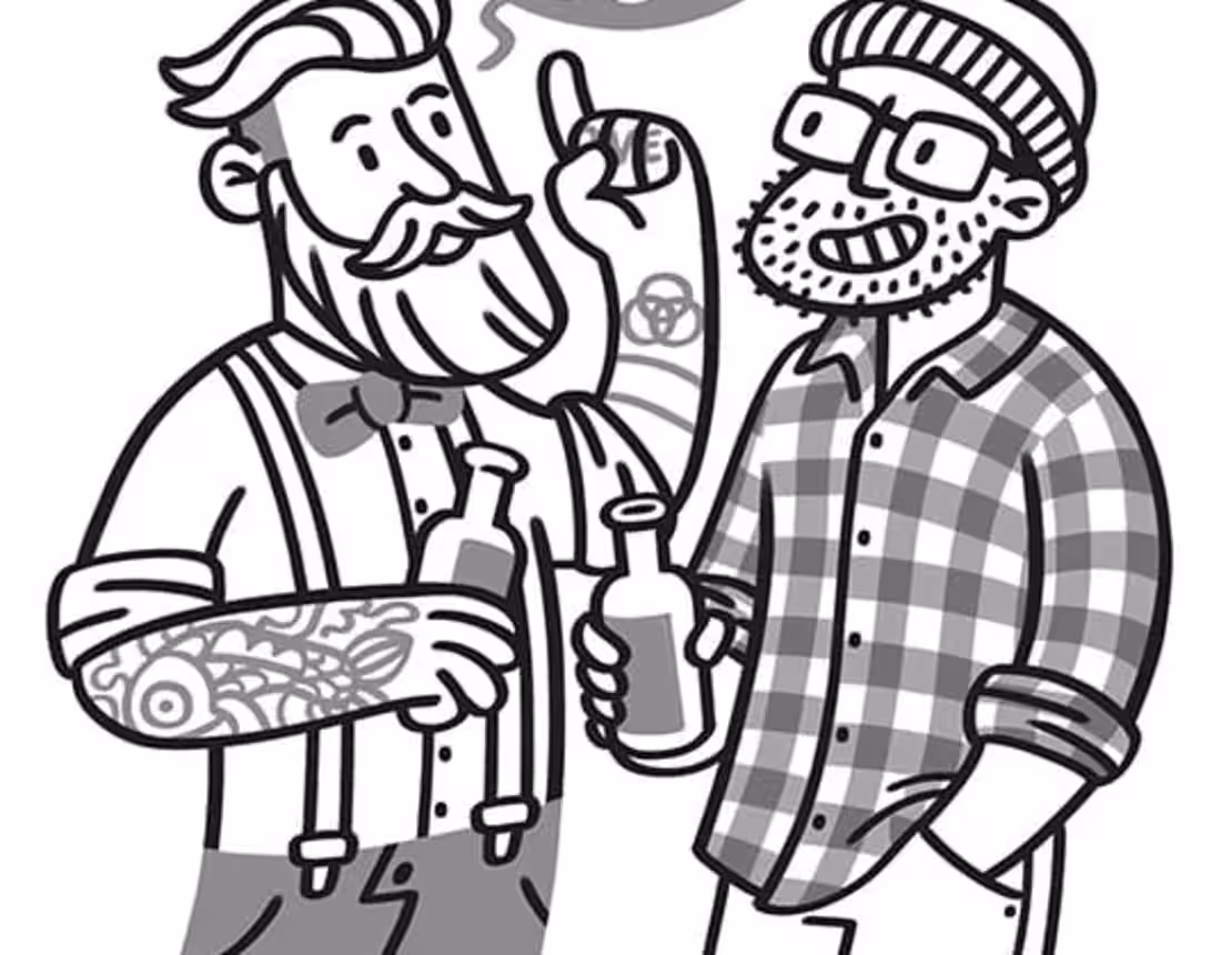 Cover image for Odeio Pessoas - Book Illustrations