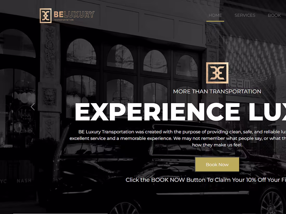 Cover image for BE Luxury Transportation