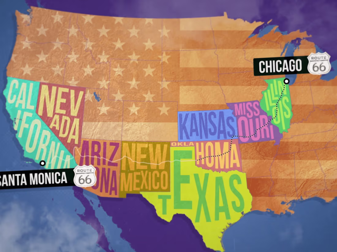 Cover image for Hairy Bikers: Route 66