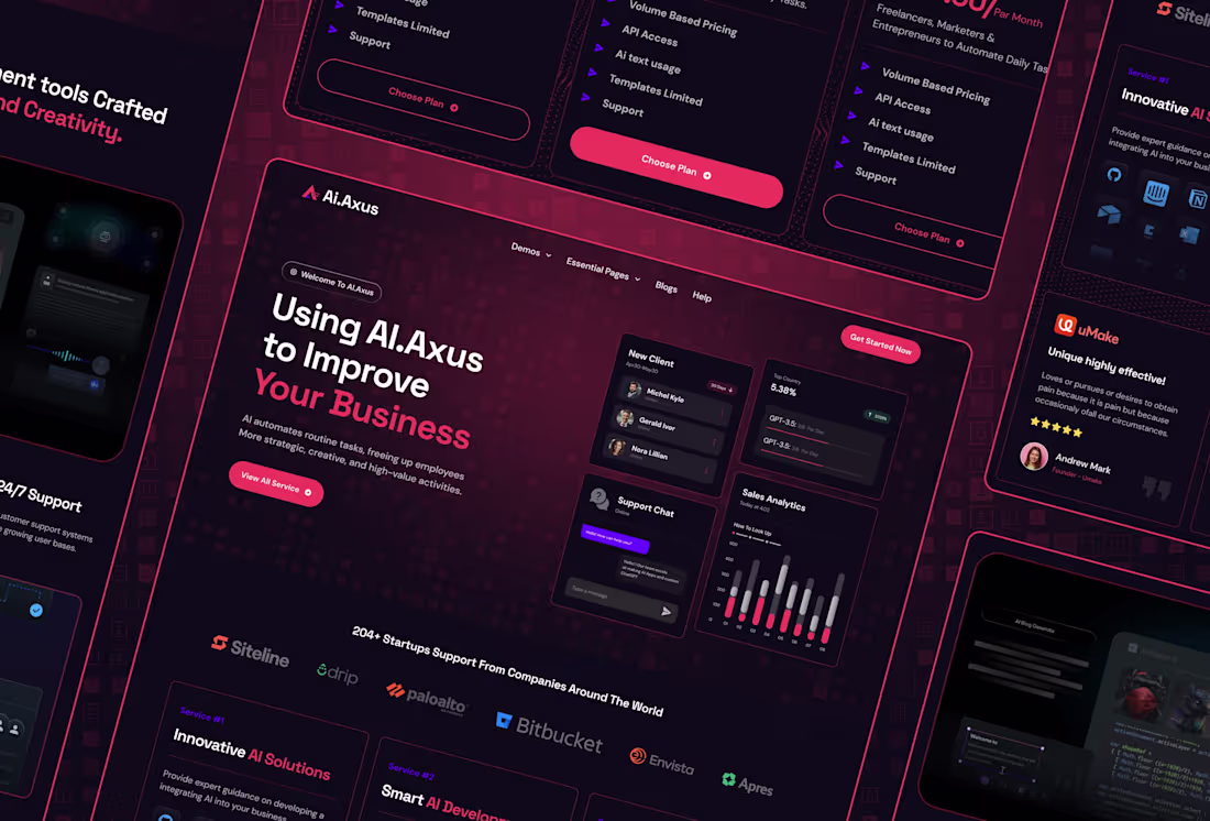 Cover image for Ai.Axus – Website Design & Framer Development