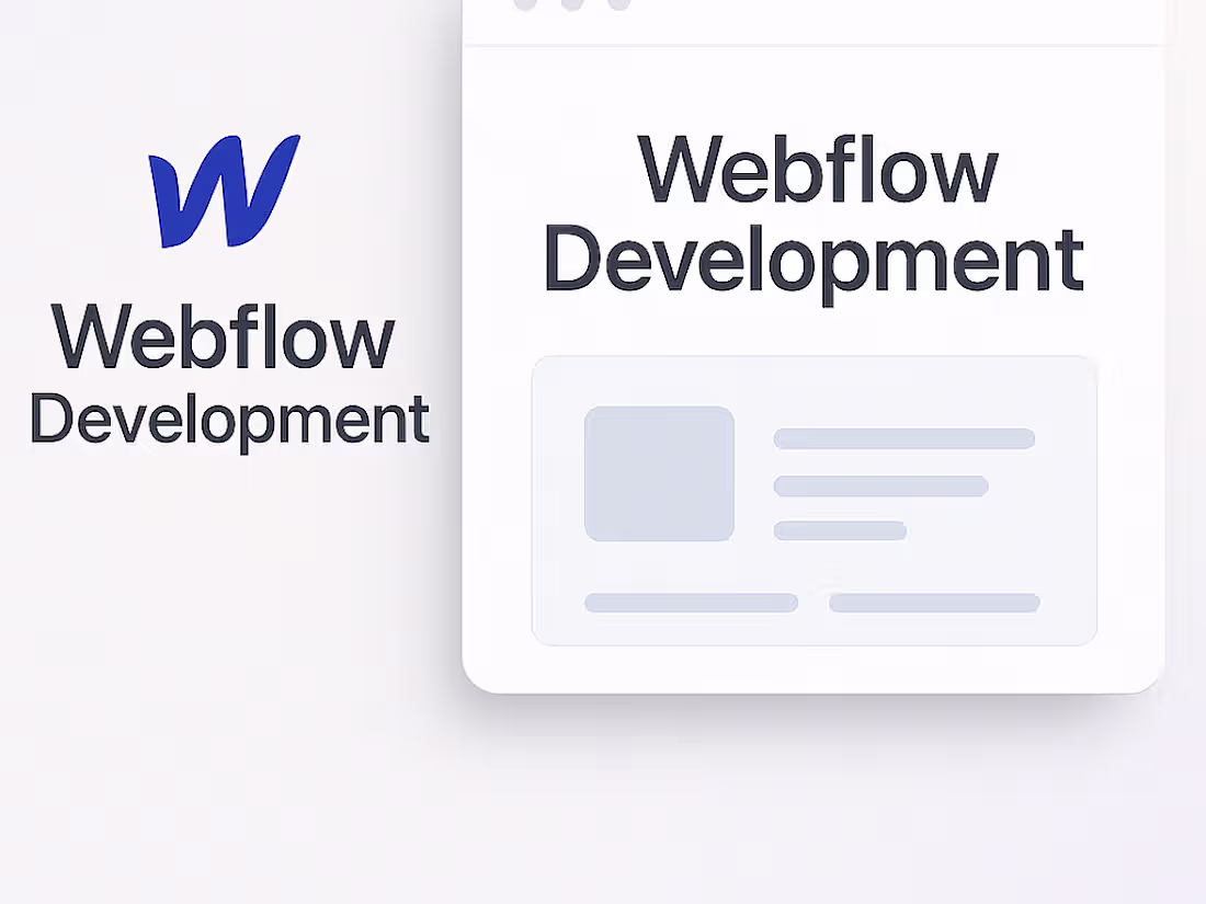 Cover image for Webflow Development