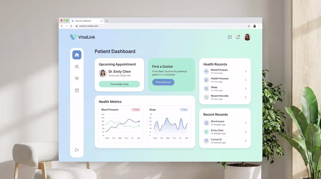 Cover image for Healthcare · Web App
A telemedicine