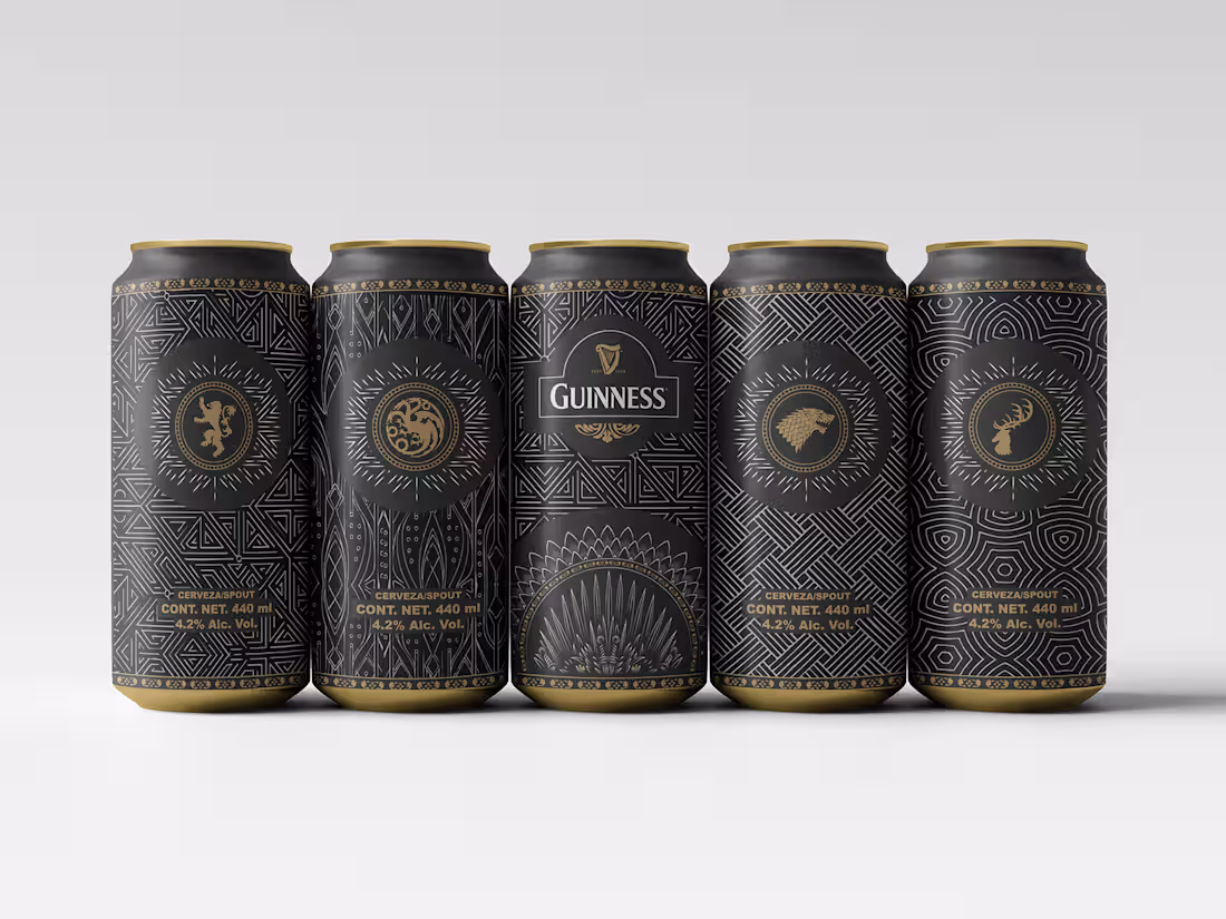 Cover image for Guinness/Game of Thrones Collab Project.