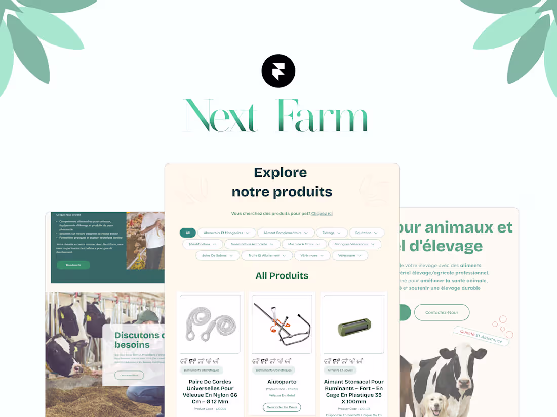 Cover image for NextFarm Business Website Development