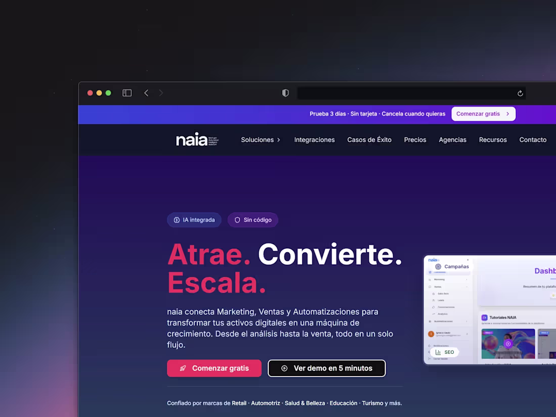 Cover image for Naia is an AI-powered growth