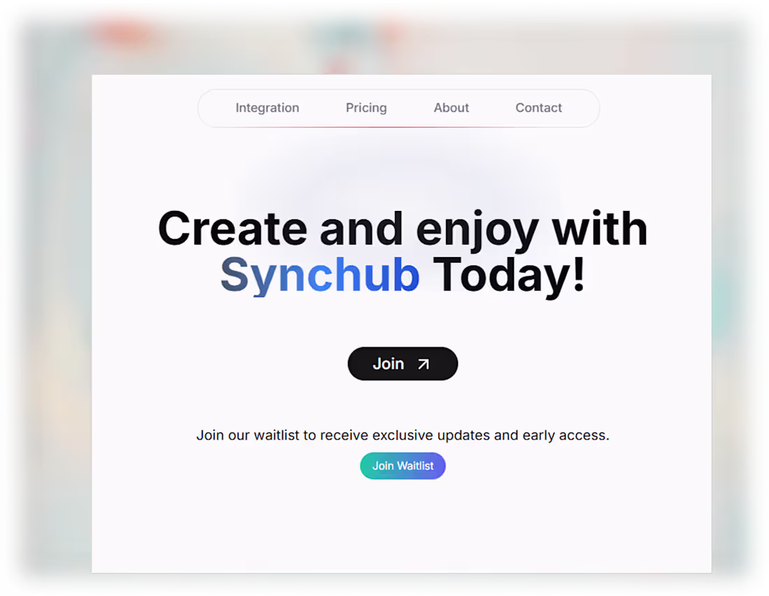 Cover image for Synchub - All Your Links in One Place