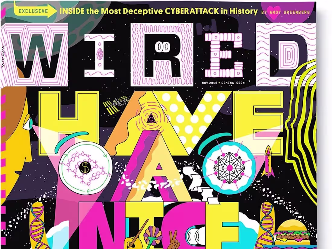 Cover image for Artwork for WIRED Magazine November Issue 2019