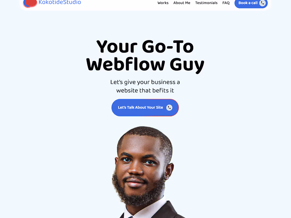 Cover image for Kokotide Studio Portfolio Website