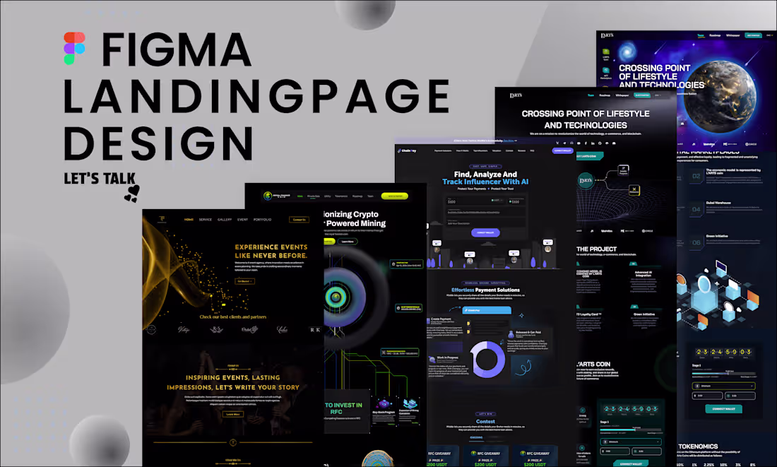 Cover image for Modern Crypto & AI Landing