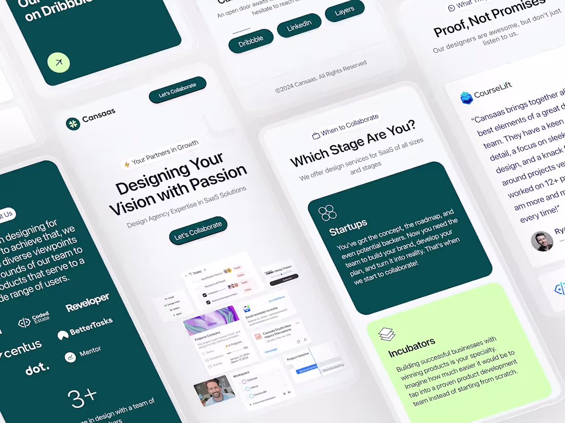 Cover image for Cansaas Agency - ⏐ Mobile Landing Page