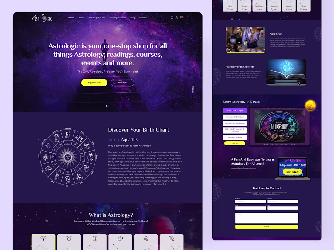 Cover image for 4STROLOGIC Landing Page