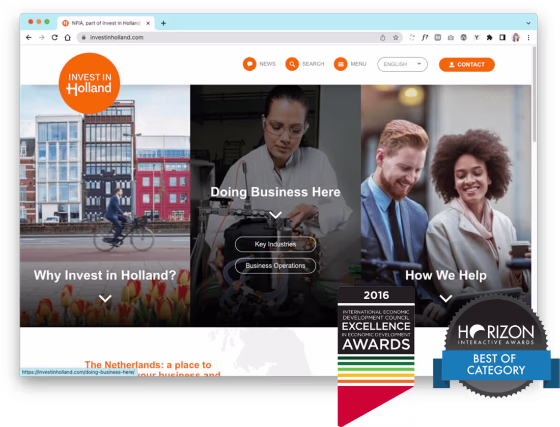 Cover image for Invest in Holland