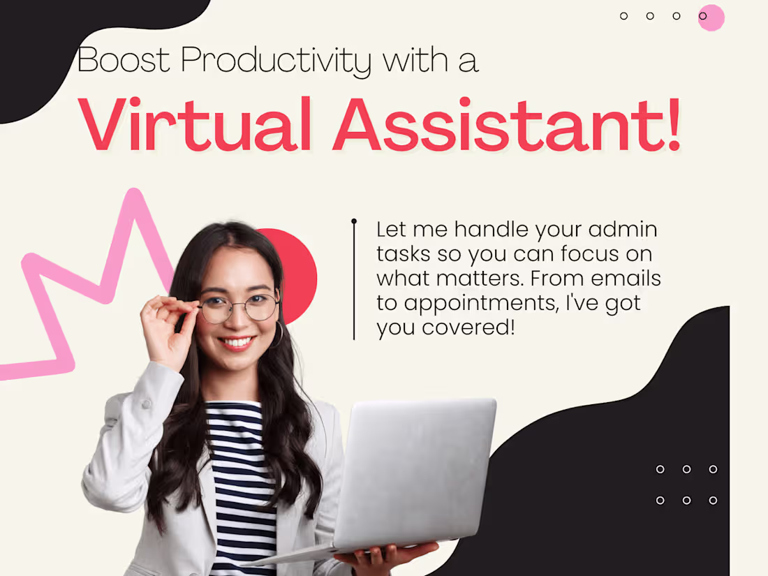 Cover image for Virtual Assistant for Entrepreneurs & Small Businesses 