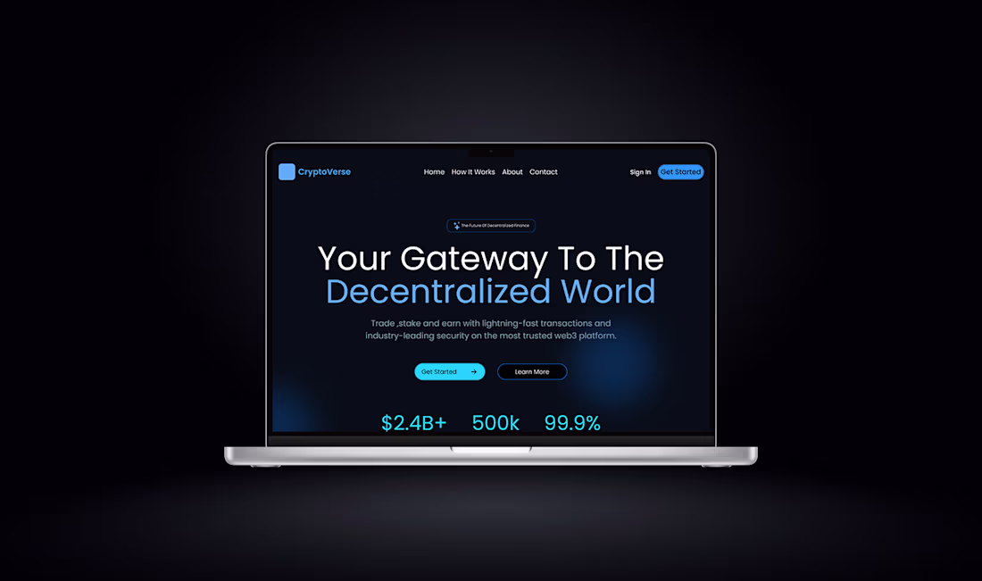 Cover image for Cryptoverse Landing Page