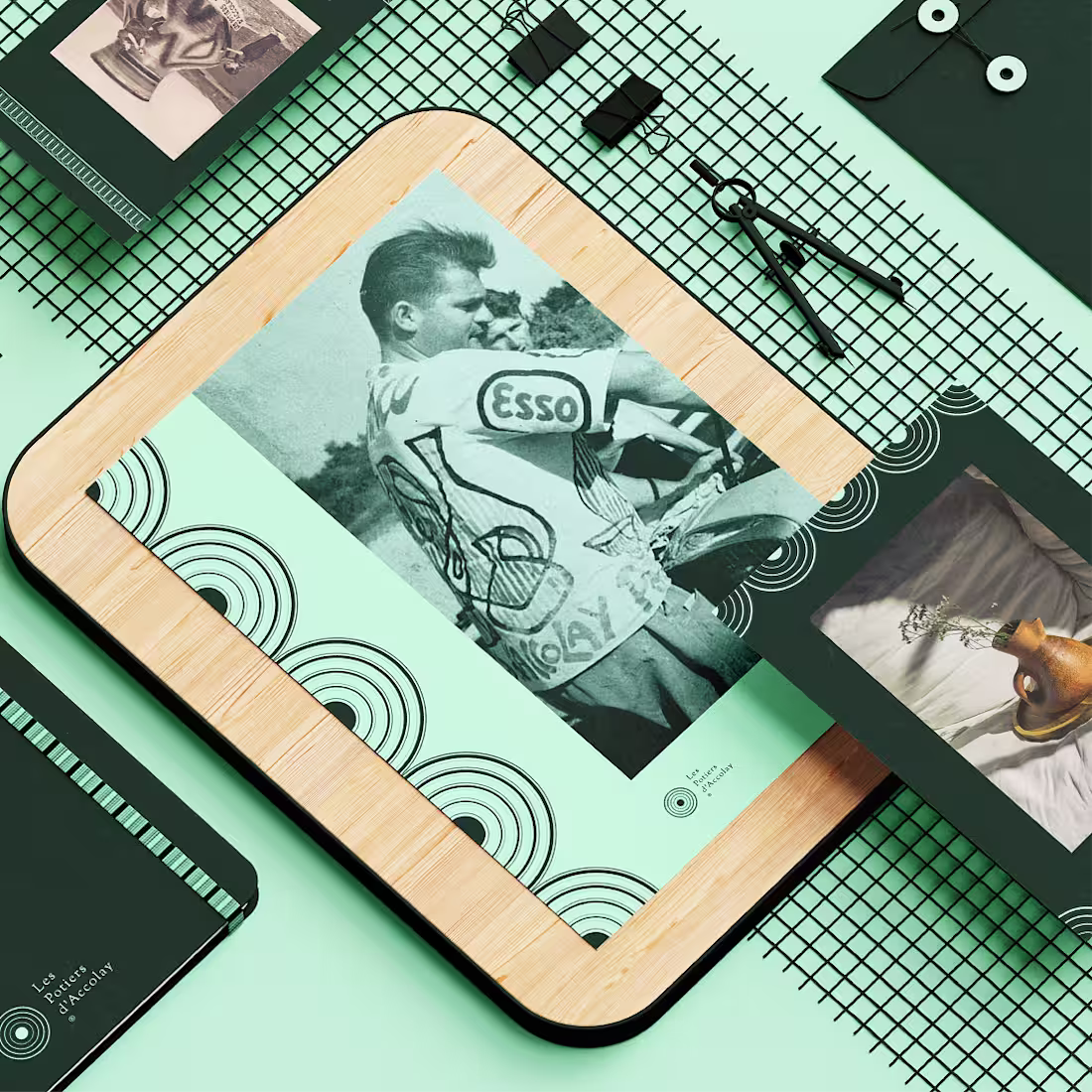 Cover image for Les Potiers D'Accolay Like the ripples of a pebble thrown in...