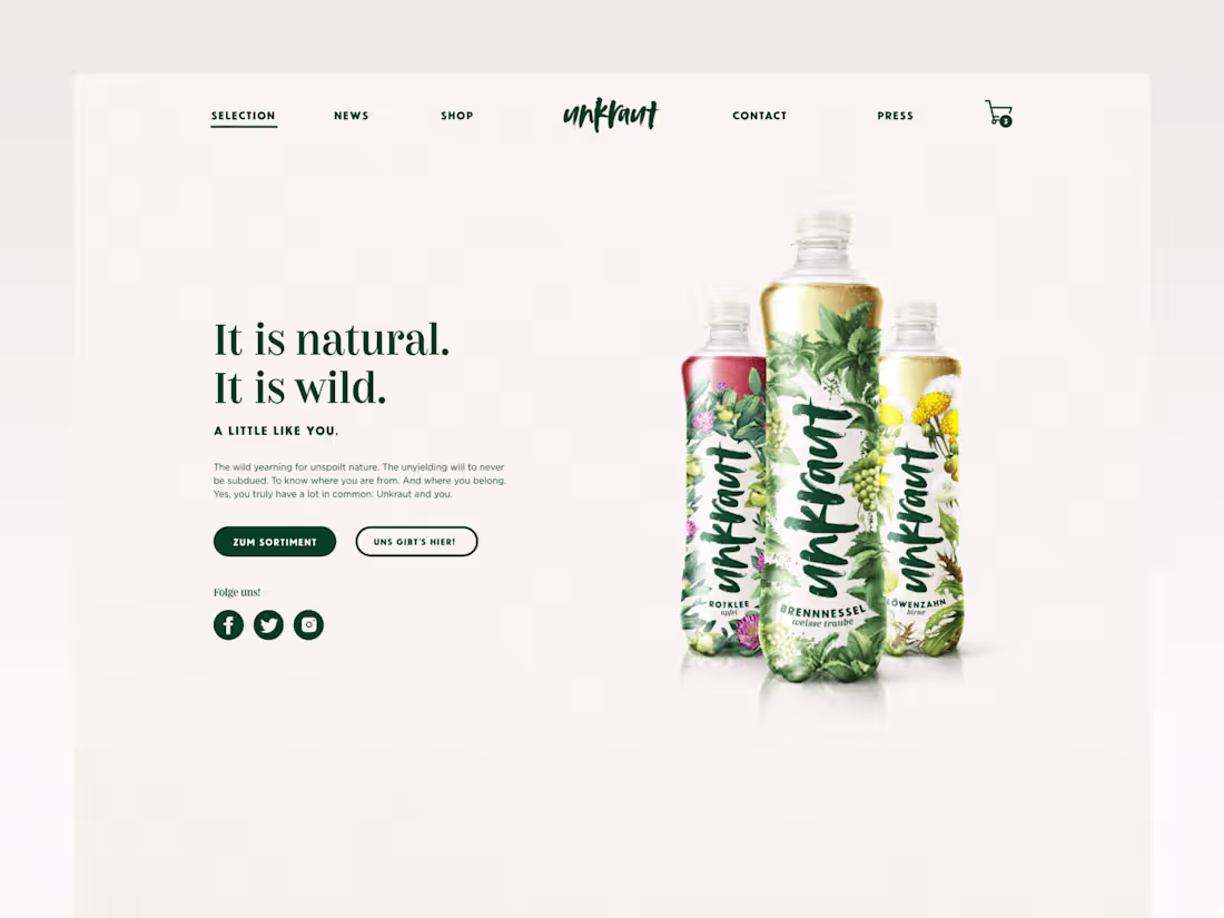 Cover image for Unkraut - Figma UI/UX Design