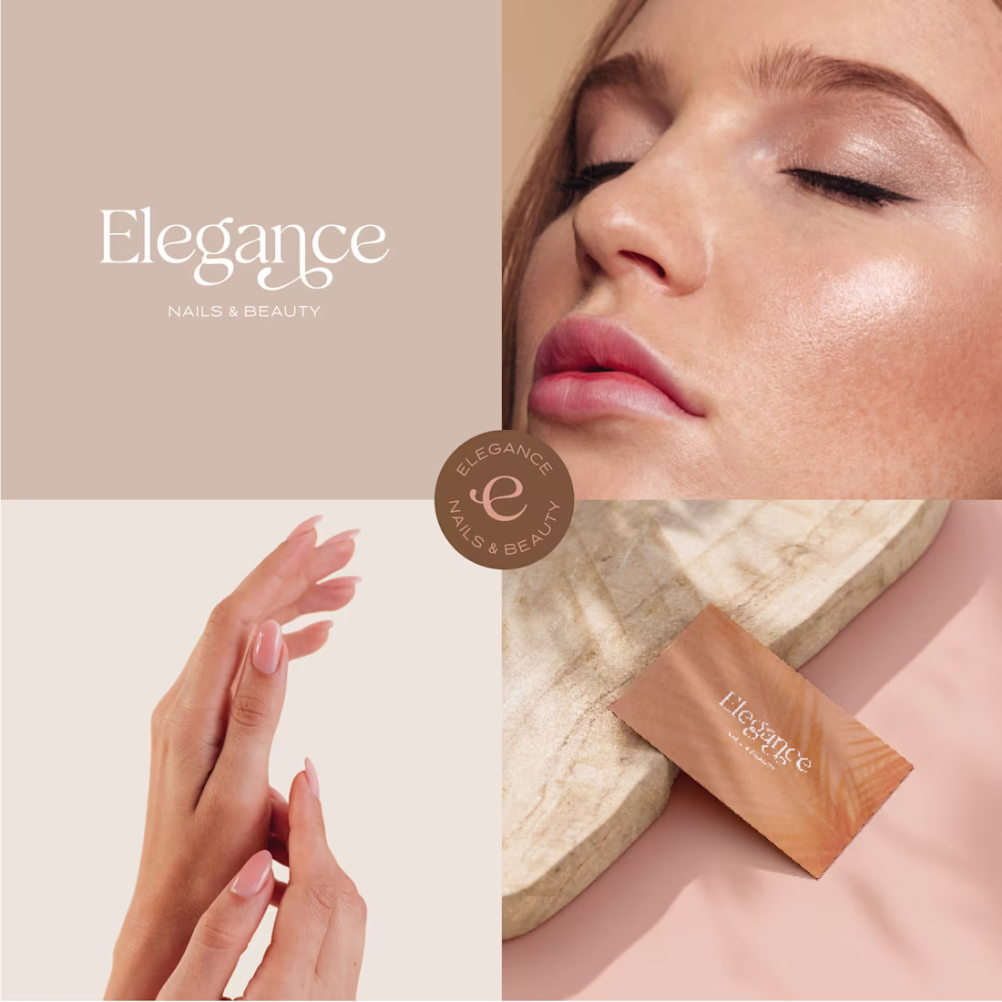Cover image for Elegance Nails & Beauty Brand Design