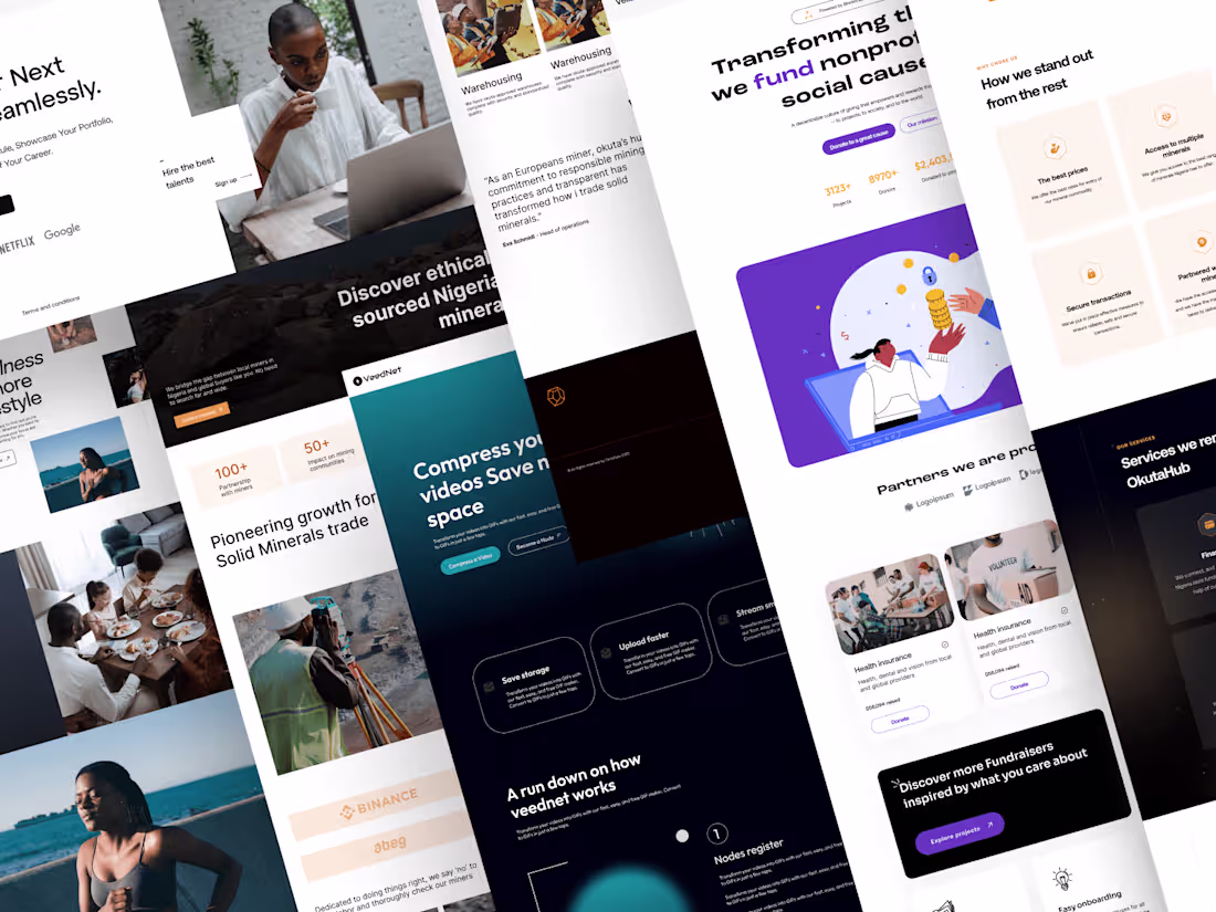 Cover image for Multiple page website (5 pages)