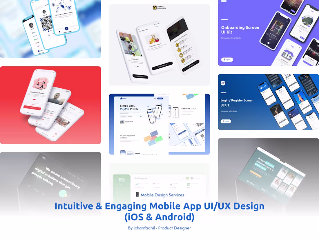Cover image for Intuitive & Engaging Mobile App UI/UX Design (iOS & Android)