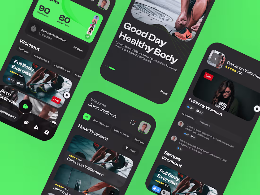 Cover image for I will Do Stunning App design UI UX Design